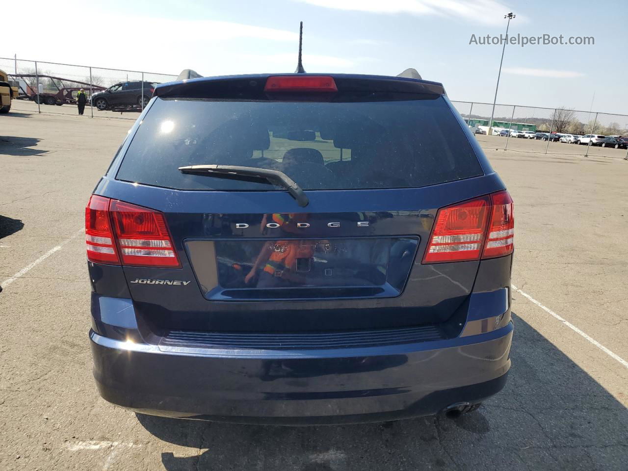 2017 Dodge Journey Se Blue vin: 3C4PDCAB3HT568519