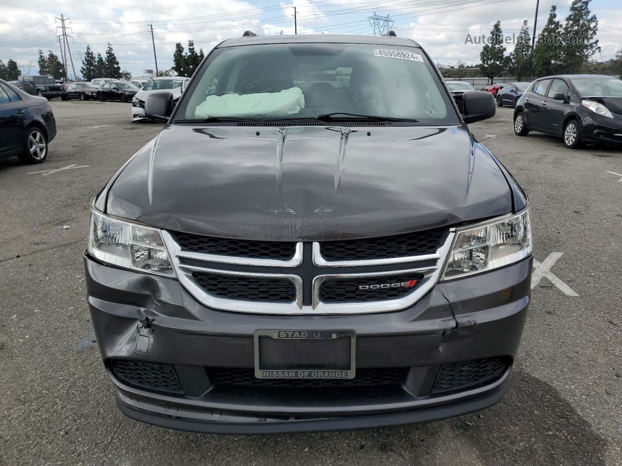 2017 Dodge Journey Se Серый vin: 3C4PDCAB3HT673979