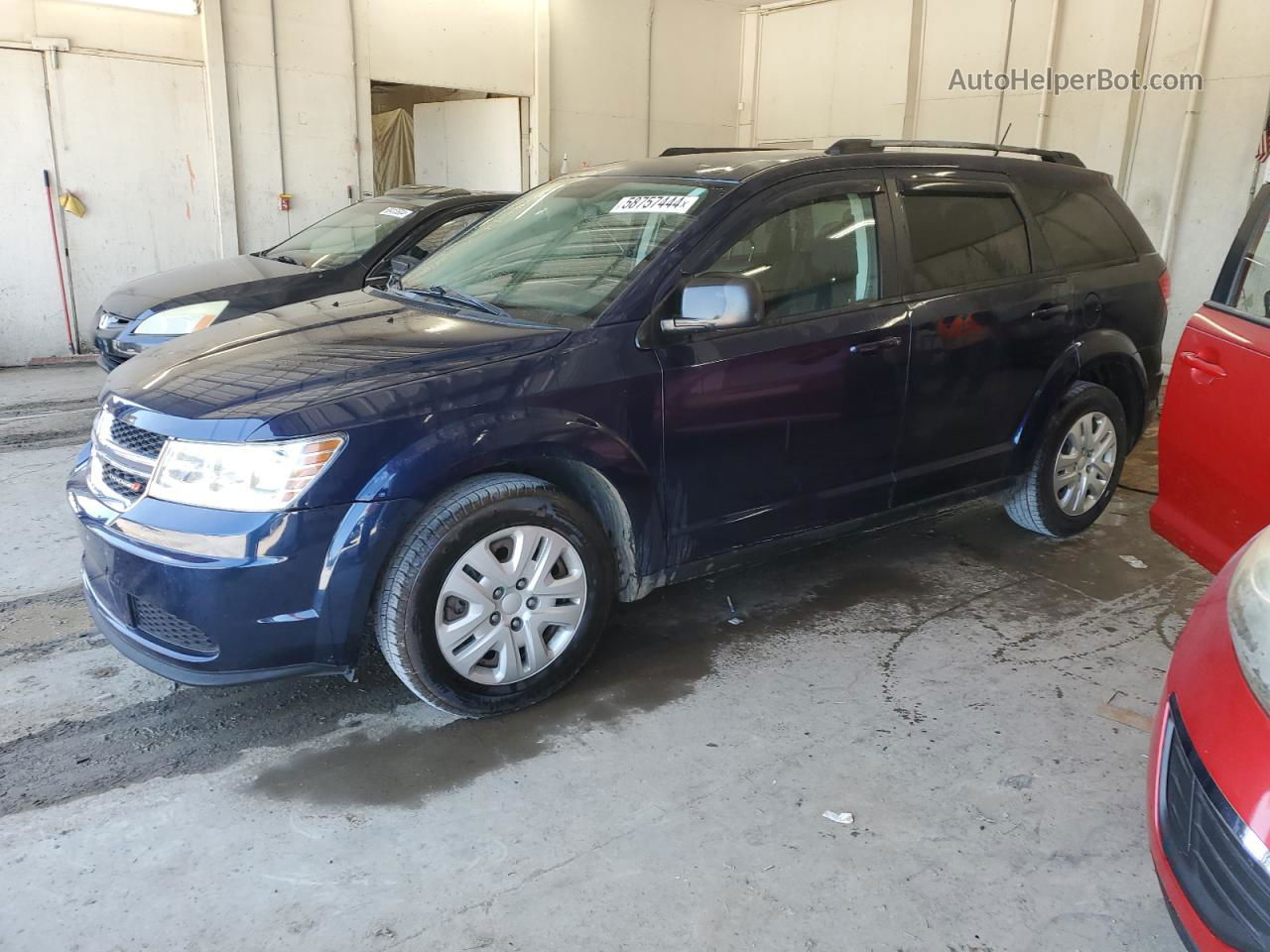 2017 Dodge Journey Se Black vin: 3C4PDCAB3HT696775