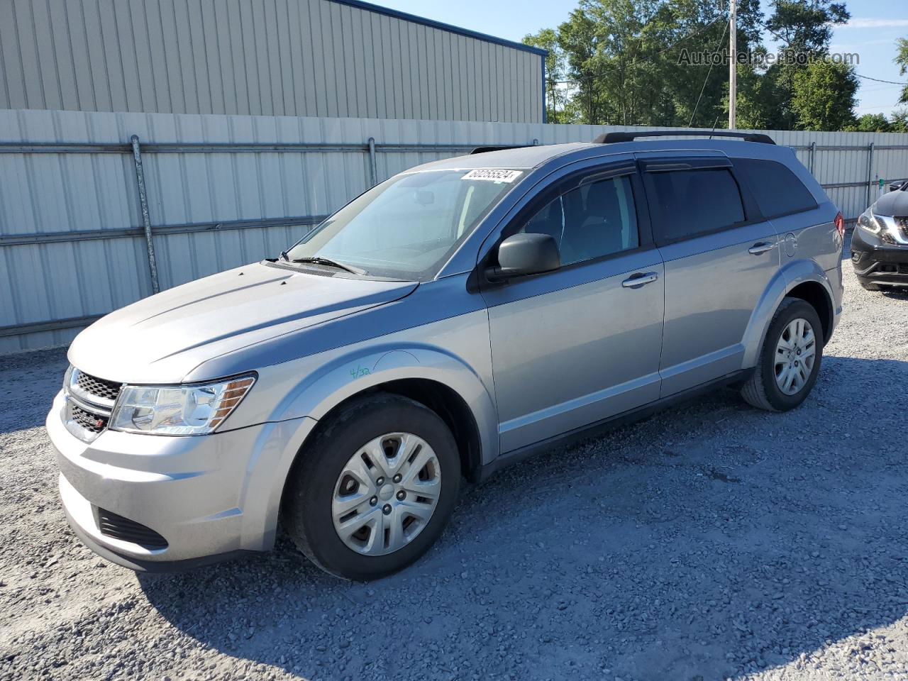 2017 Dodge Journey Se Silver vin: 3C4PDCAB3HT709542