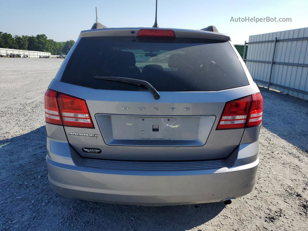 2017 Dodge Journey Se Silver vin: 3C4PDCAB3HT709542