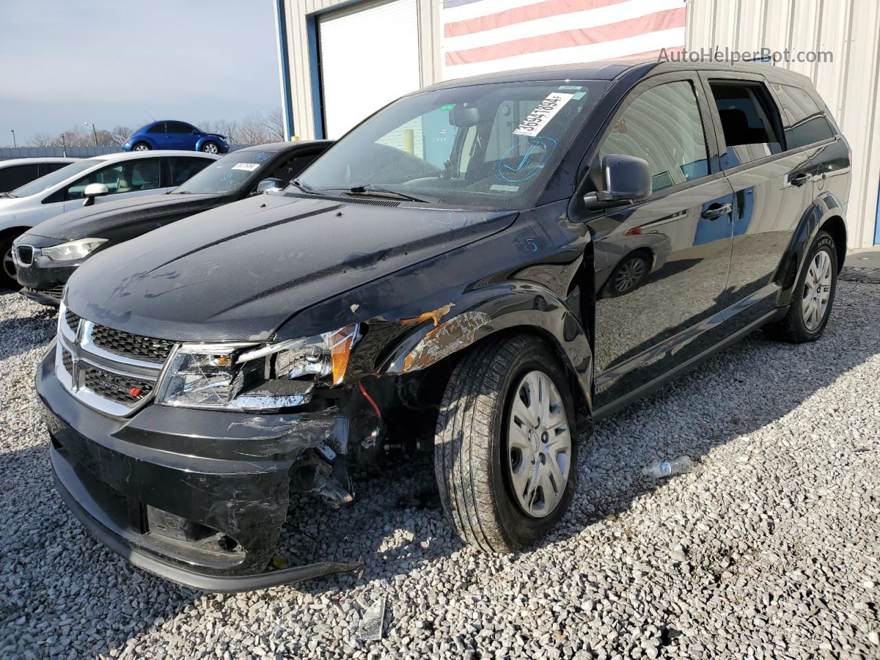 2014 Dodge Journey Se Black vin: 3C4PDCAB4ET116431