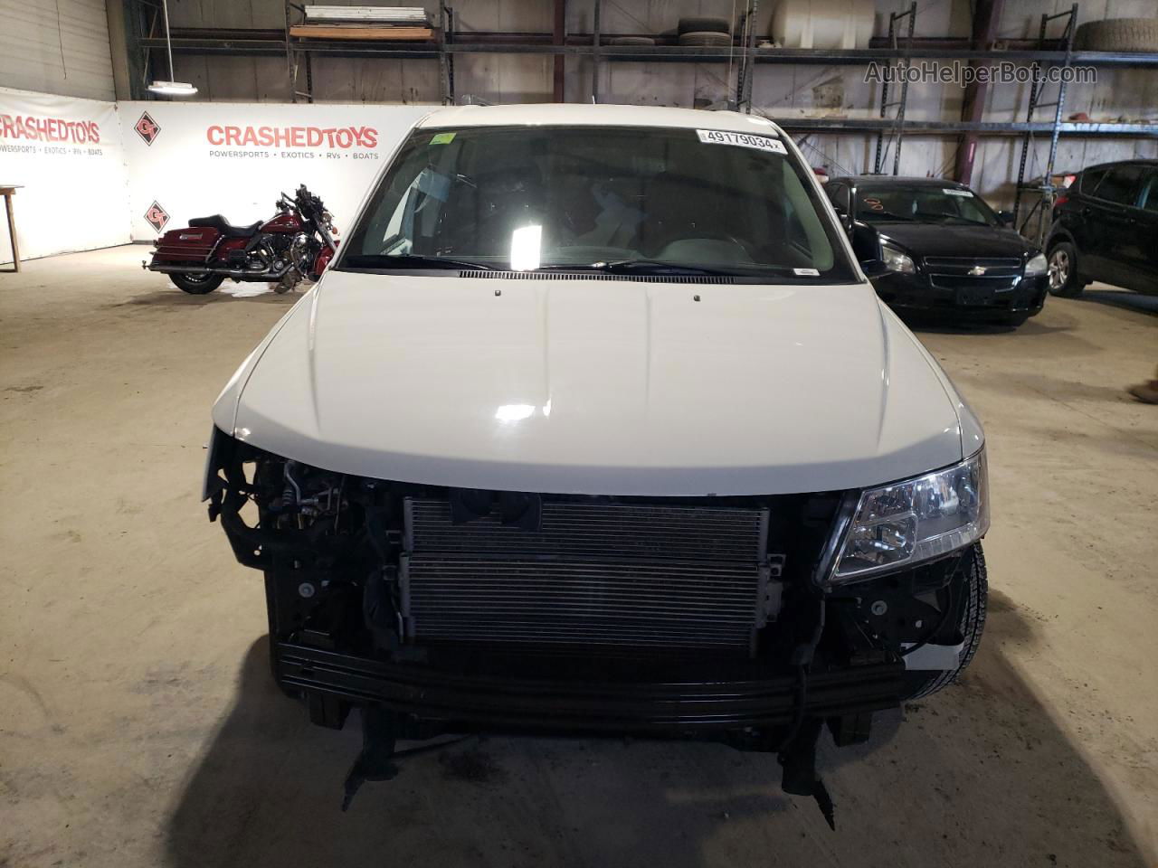 2014 Dodge Journey Se White vin: 3C4PDCAB4ET134802