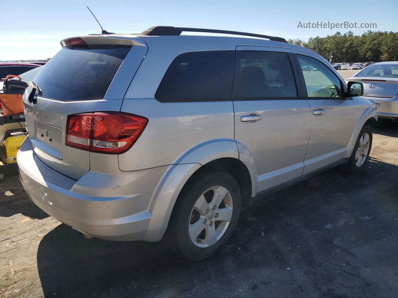 2014 Dodge Journey Se Silver vin: 3C4PDCAB4ET141507