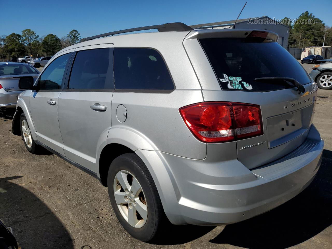 2014 Dodge Journey Se Silver vin: 3C4PDCAB4ET141507