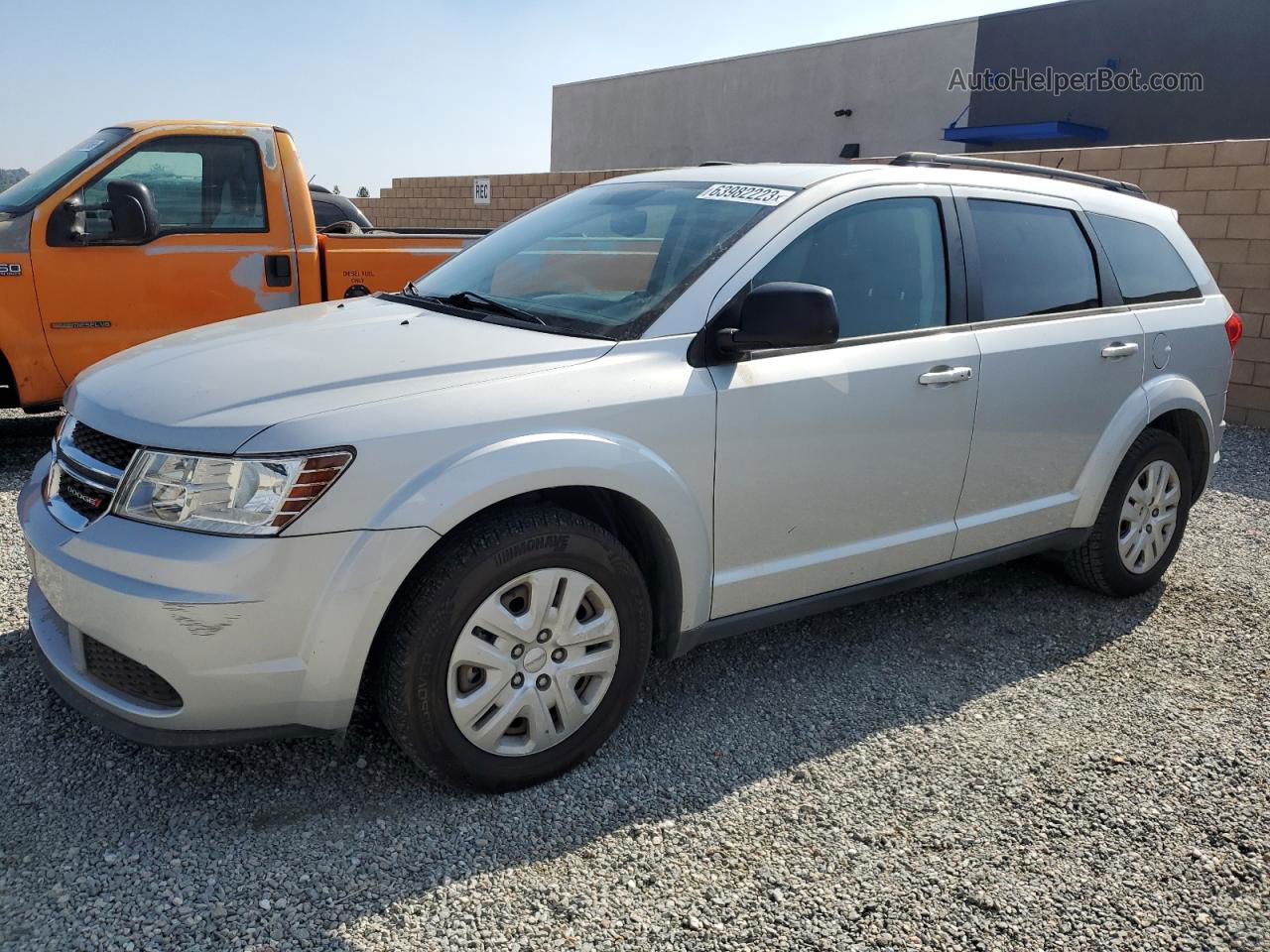 2014 Dodge Journey Se Silver vin: 3C4PDCAB4ET171560