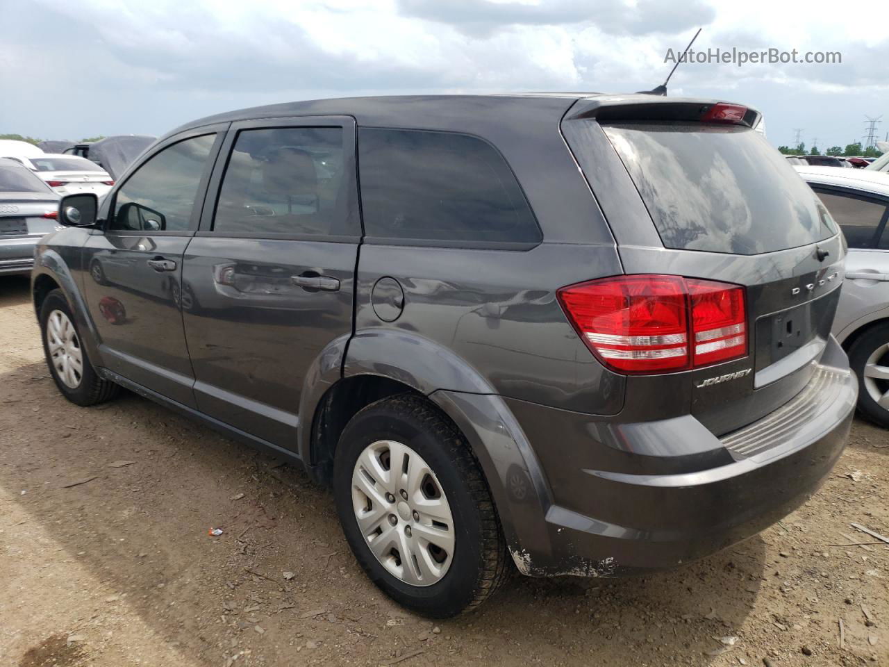 2014 Dodge Journey Se Gray vin: 3C4PDCAB4ET276485