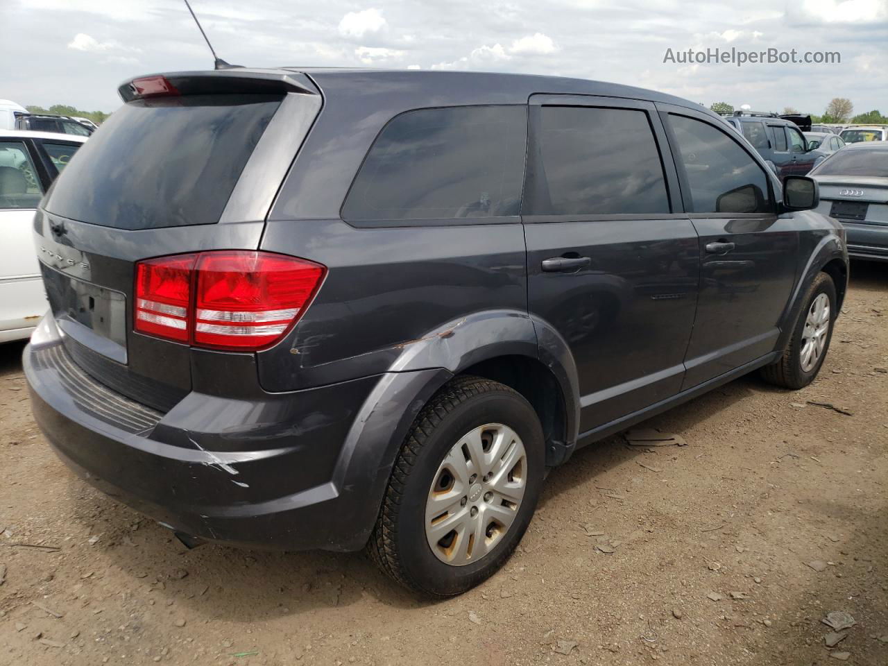 2014 Dodge Journey Se Gray vin: 3C4PDCAB4ET276485