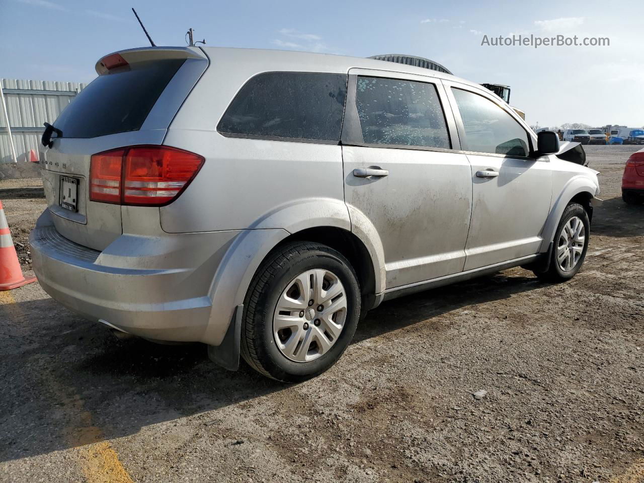 2014 Dodge Journey Se Silver vin: 3C4PDCAB4ET280763