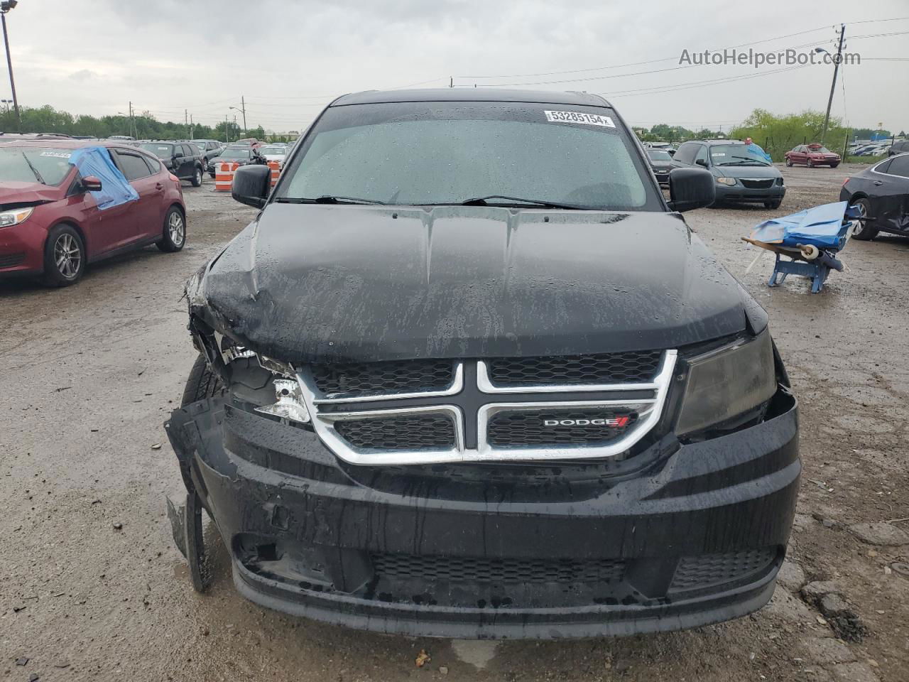 2014 Dodge Journey Se Black vin: 3C4PDCAB4ET315298