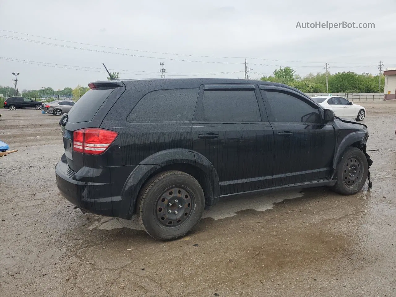 2014 Dodge Journey Se Black vin: 3C4PDCAB4ET315298