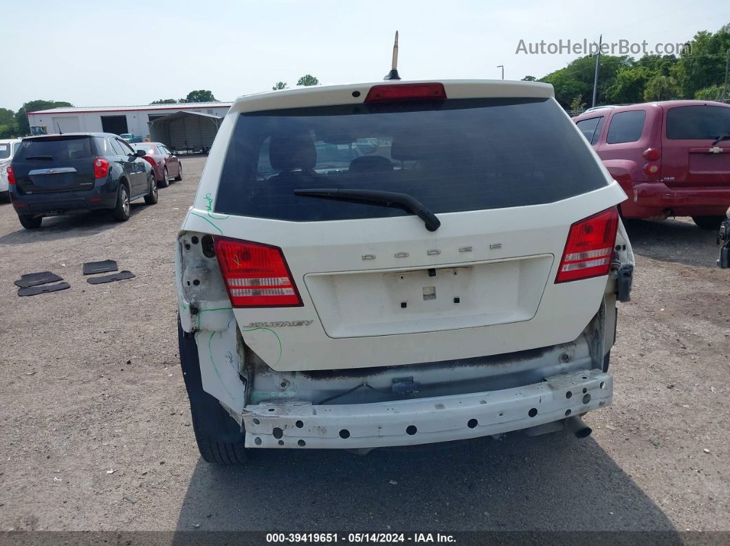 2015 Dodge Journey American Value Pkg White vin: 3C4PDCAB4FT587920