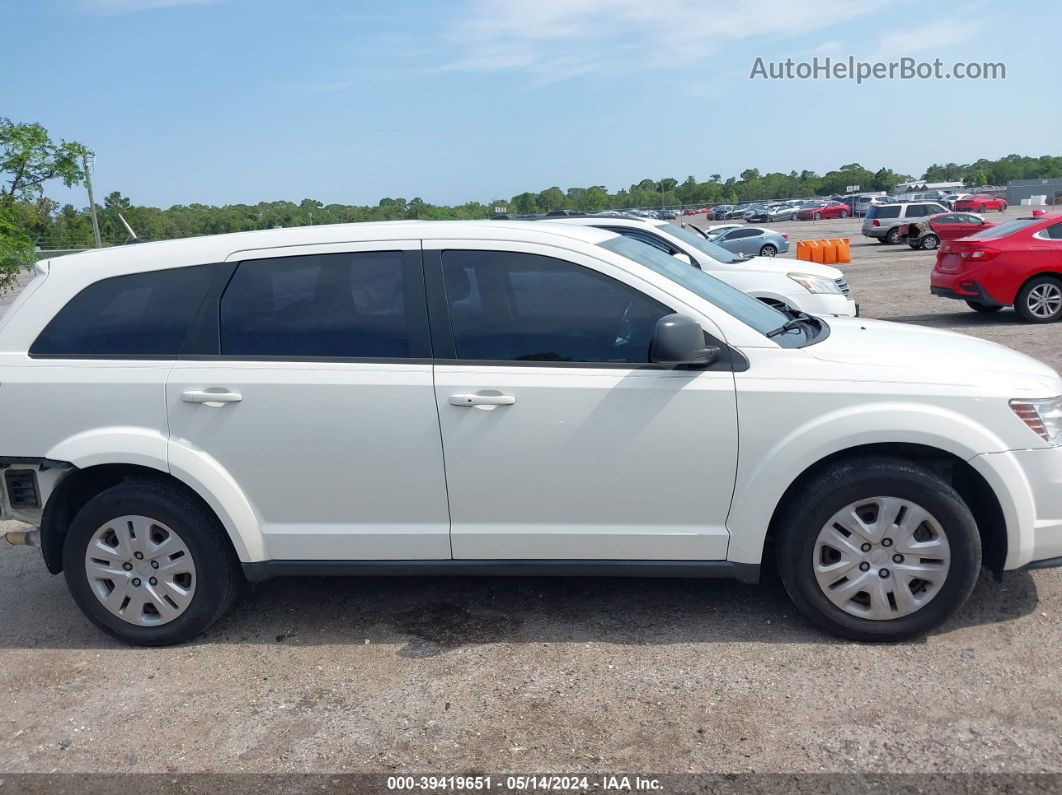 2015 Dodge Journey American Value Pkg White vin: 3C4PDCAB4FT587920