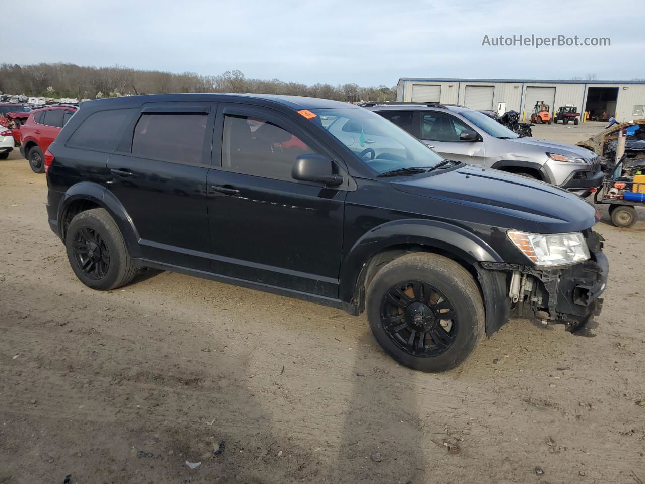 2015 Dodge Journey Se Black vin: 3C4PDCAB4FT630331