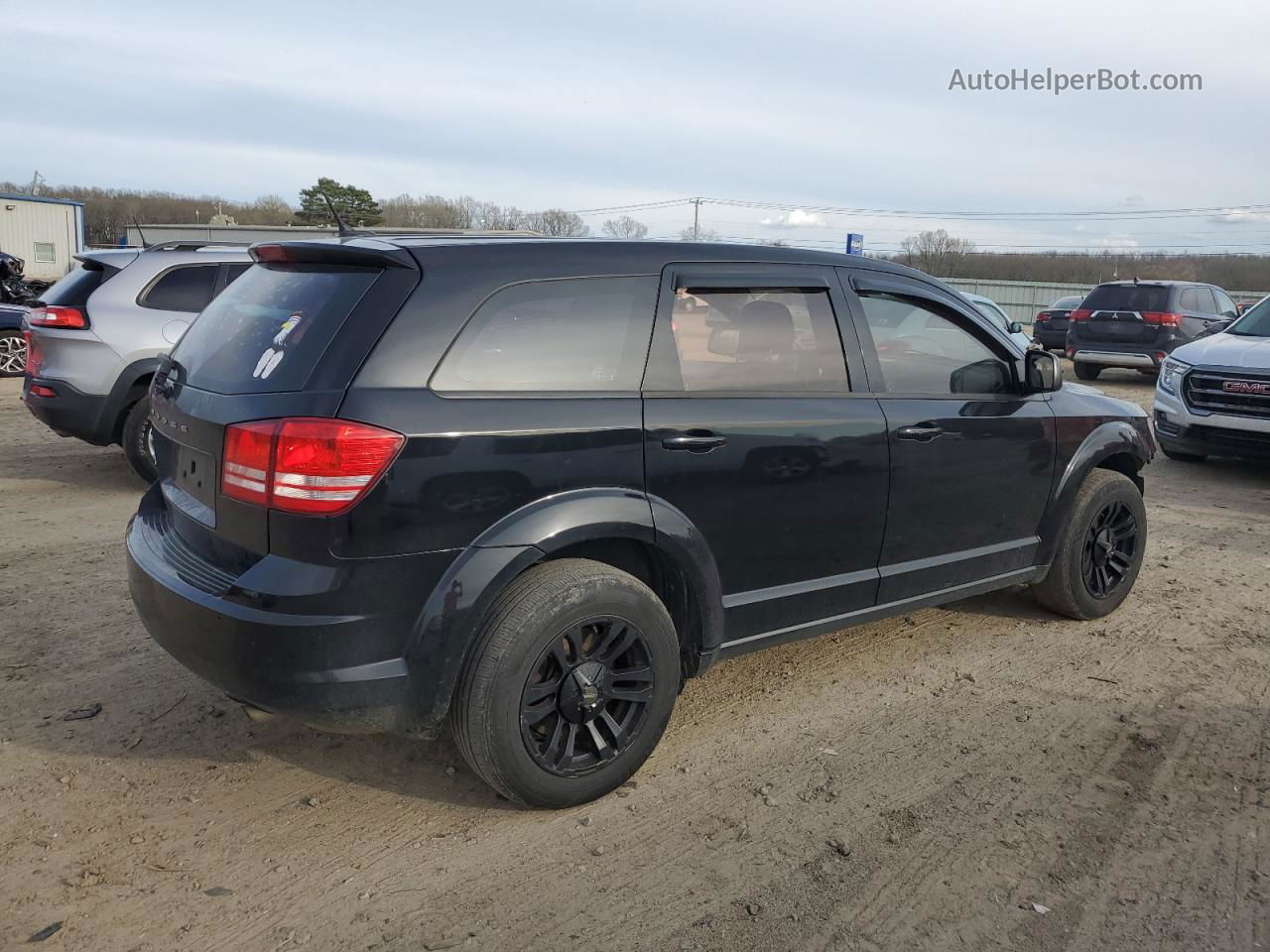 2015 Dodge Journey Se Черный vin: 3C4PDCAB4FT630331