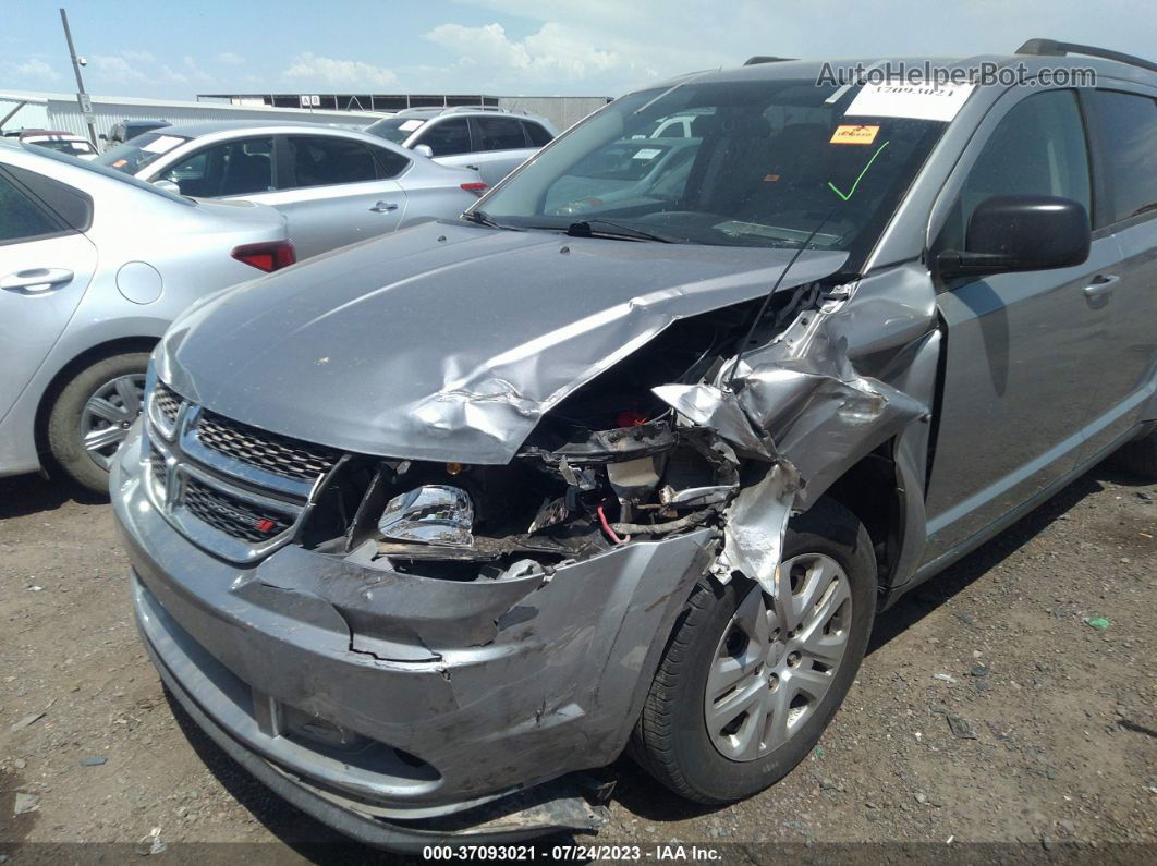 2015 Dodge Journey Se Silver vin: 3C4PDCAB4FT641443