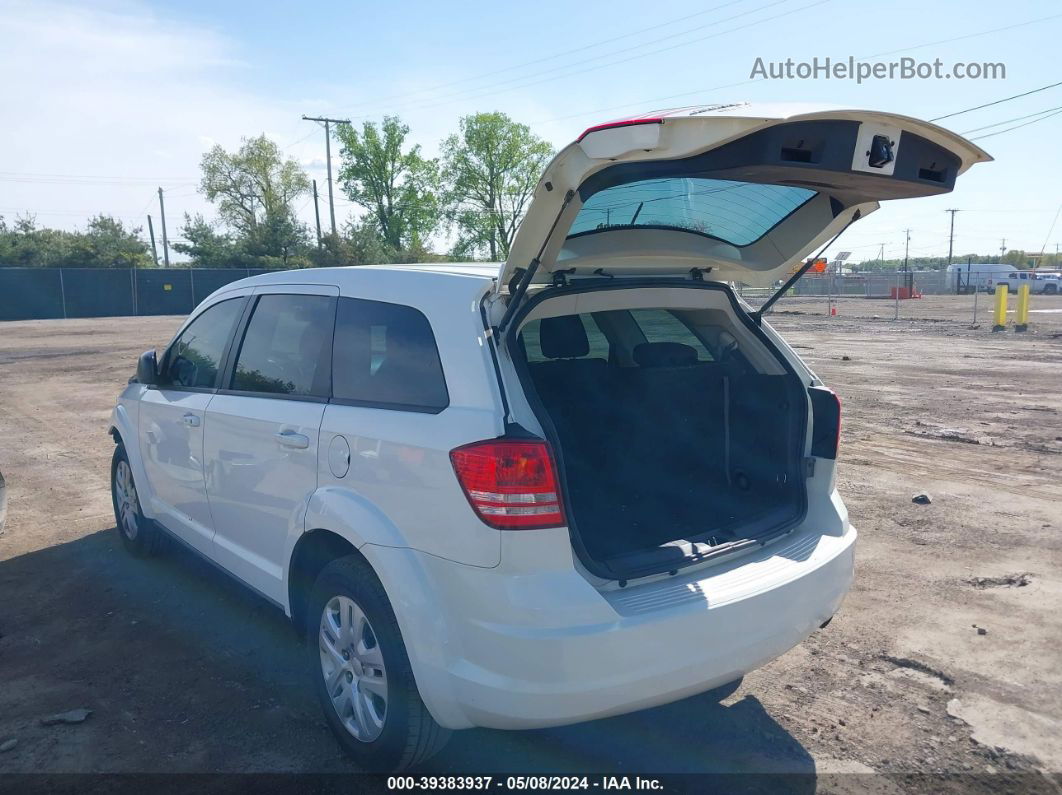 2015 Dodge Journey American Value Pkg White vin: 3C4PDCAB4FT683336