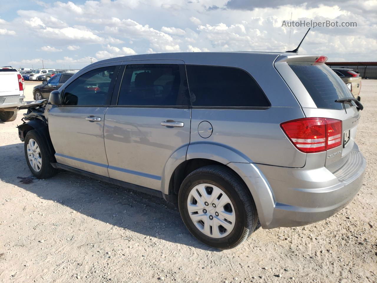 2015 Dodge Journey Se Gray vin: 3C4PDCAB4FT688083