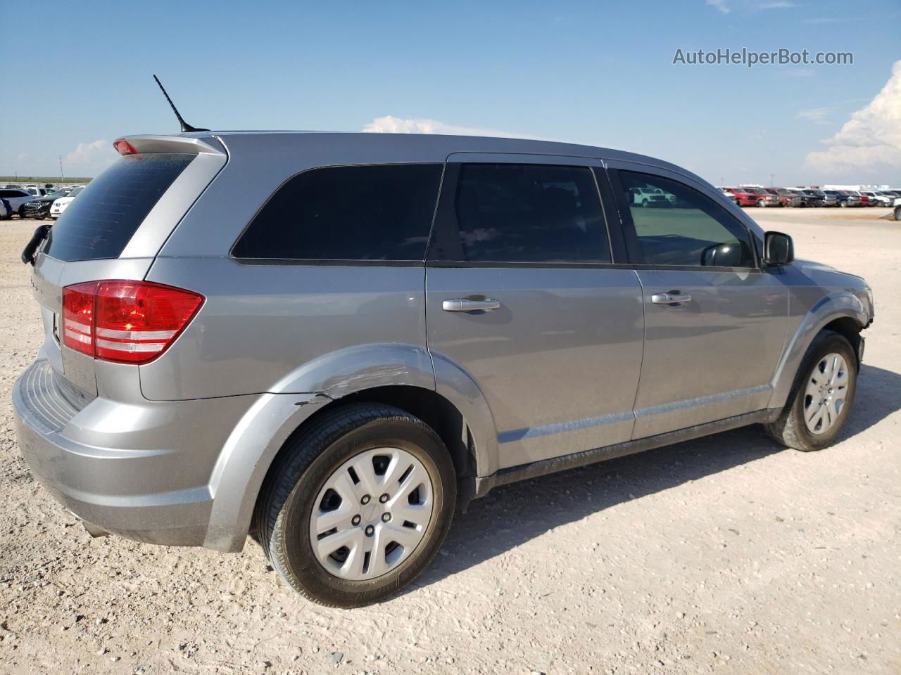 2015 Dodge Journey Se Gray vin: 3C4PDCAB4FT688083