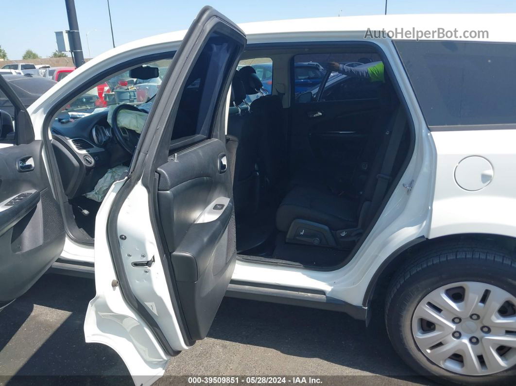 2015 Dodge Journey American Value Pkg White vin: 3C4PDCAB4FT715203