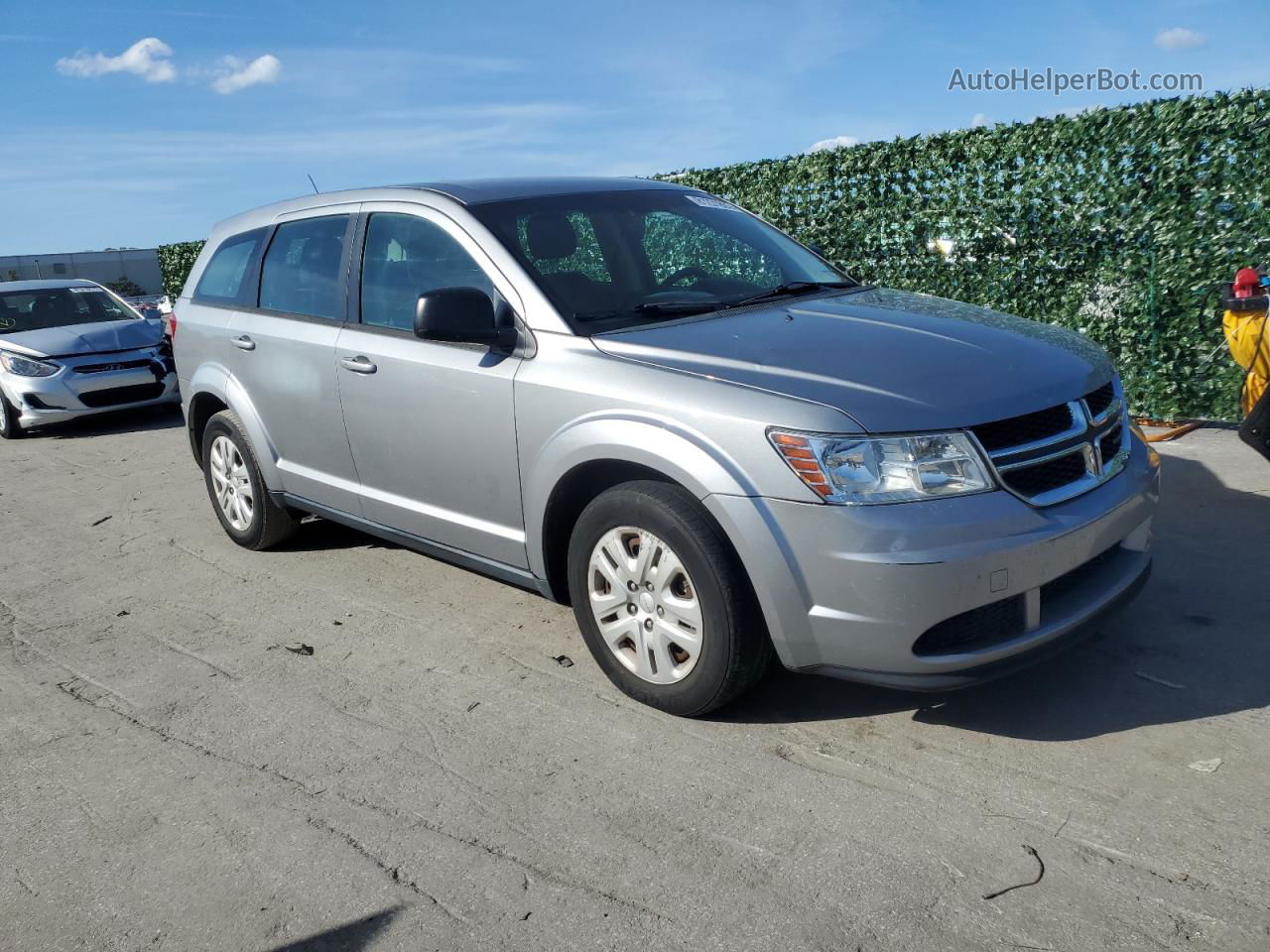 2015 Dodge Journey Se Silver vin: 3C4PDCAB4FT720580