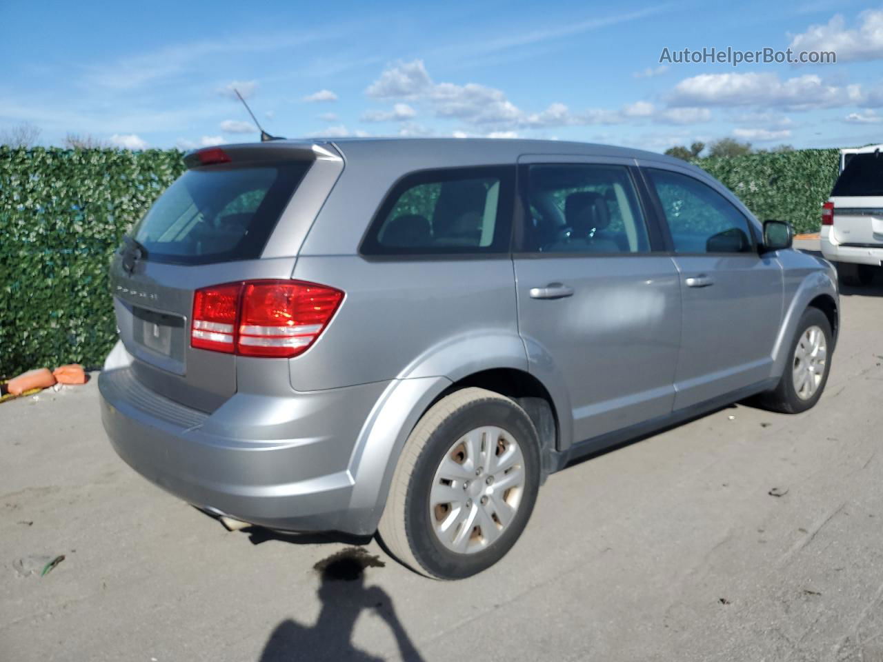 2015 Dodge Journey Se Silver vin: 3C4PDCAB4FT720580