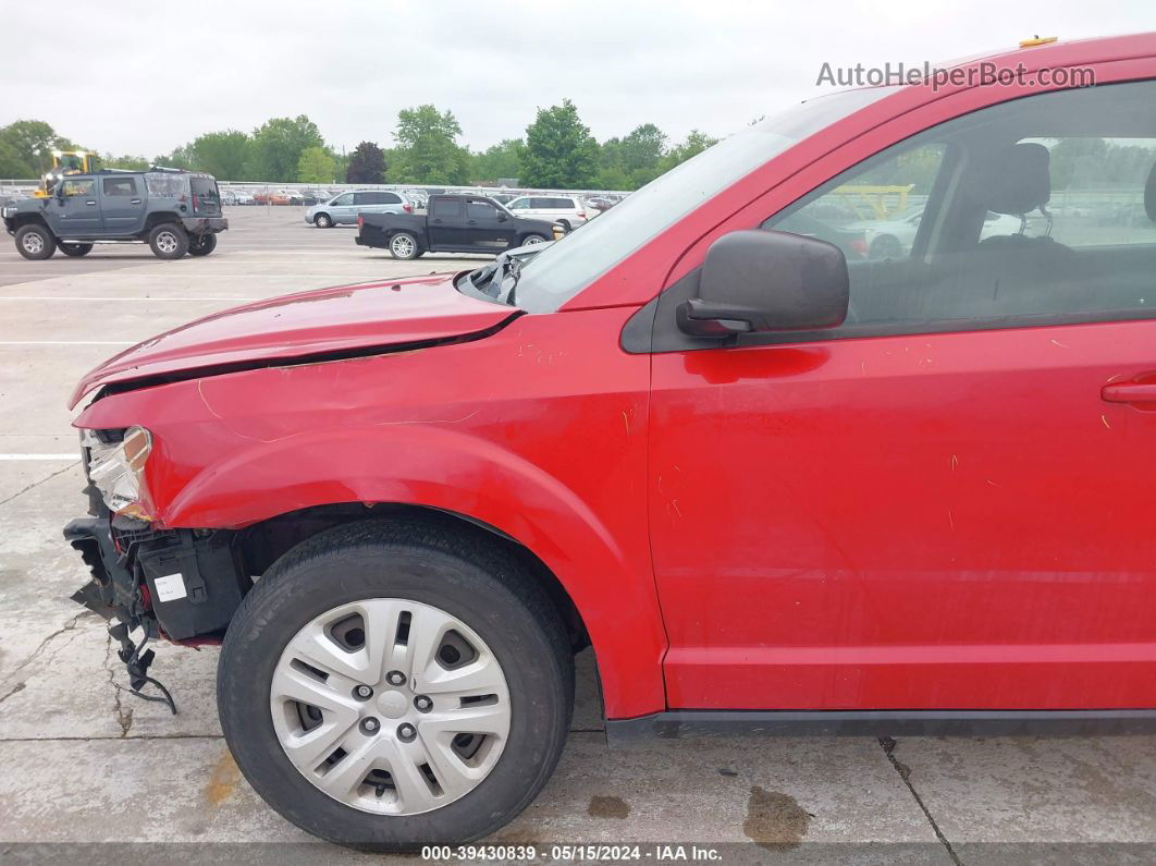 2015 Dodge Journey American Value Pkg Red vin: 3C4PDCAB4FT736245