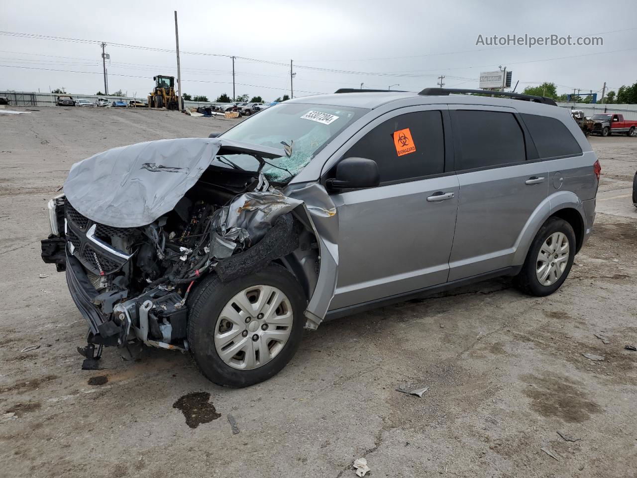 2016 Dodge Journey Se Silver vin: 3C4PDCAB4GT148606