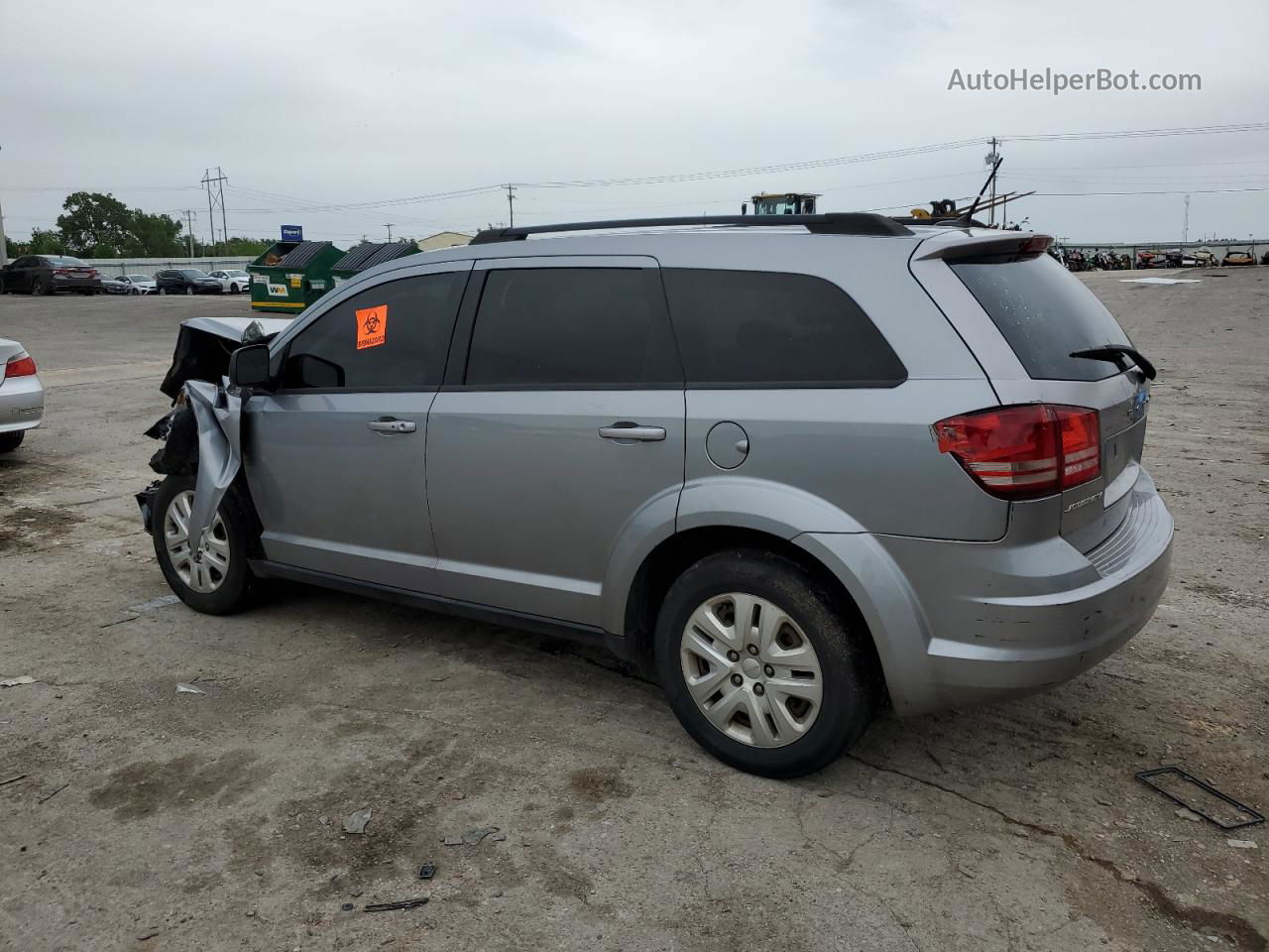 2016 Dodge Journey Se Silver vin: 3C4PDCAB4GT148606