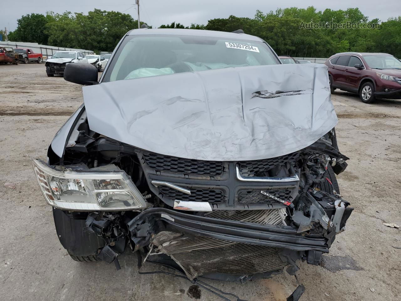 2016 Dodge Journey Se Silver vin: 3C4PDCAB4GT148606