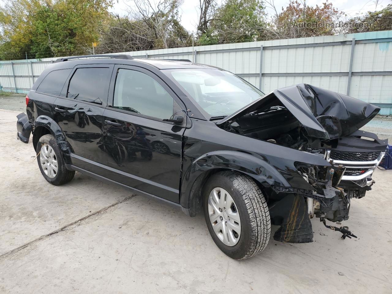 2016 Dodge Journey Se Black vin: 3C4PDCAB4GT233400