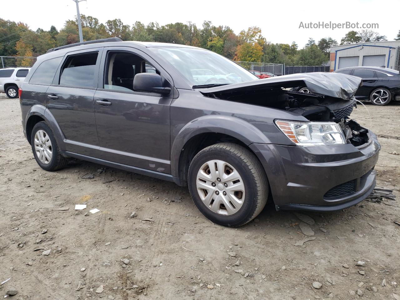 2016 Dodge Journey Se Gray vin: 3C4PDCAB4GT250228