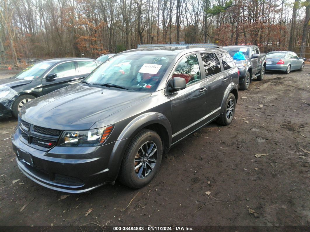 2017 Dodge Journey Se Gray vin: 3C4PDCAB4HT568402