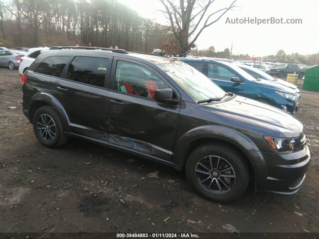 2017 Dodge Journey Se Gray vin: 3C4PDCAB4HT568402