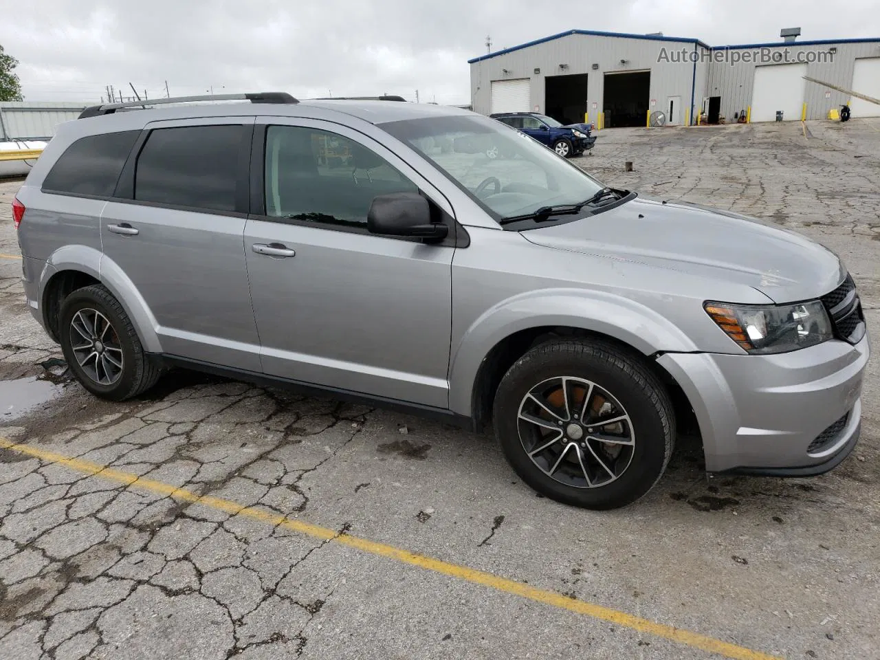 2017 Dodge Journey Se Silver vin: 3C4PDCAB4HT637783