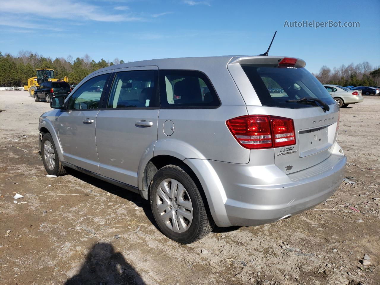 2014 Dodge Journey Se Silver vin: 3C4PDCAB5ET102439