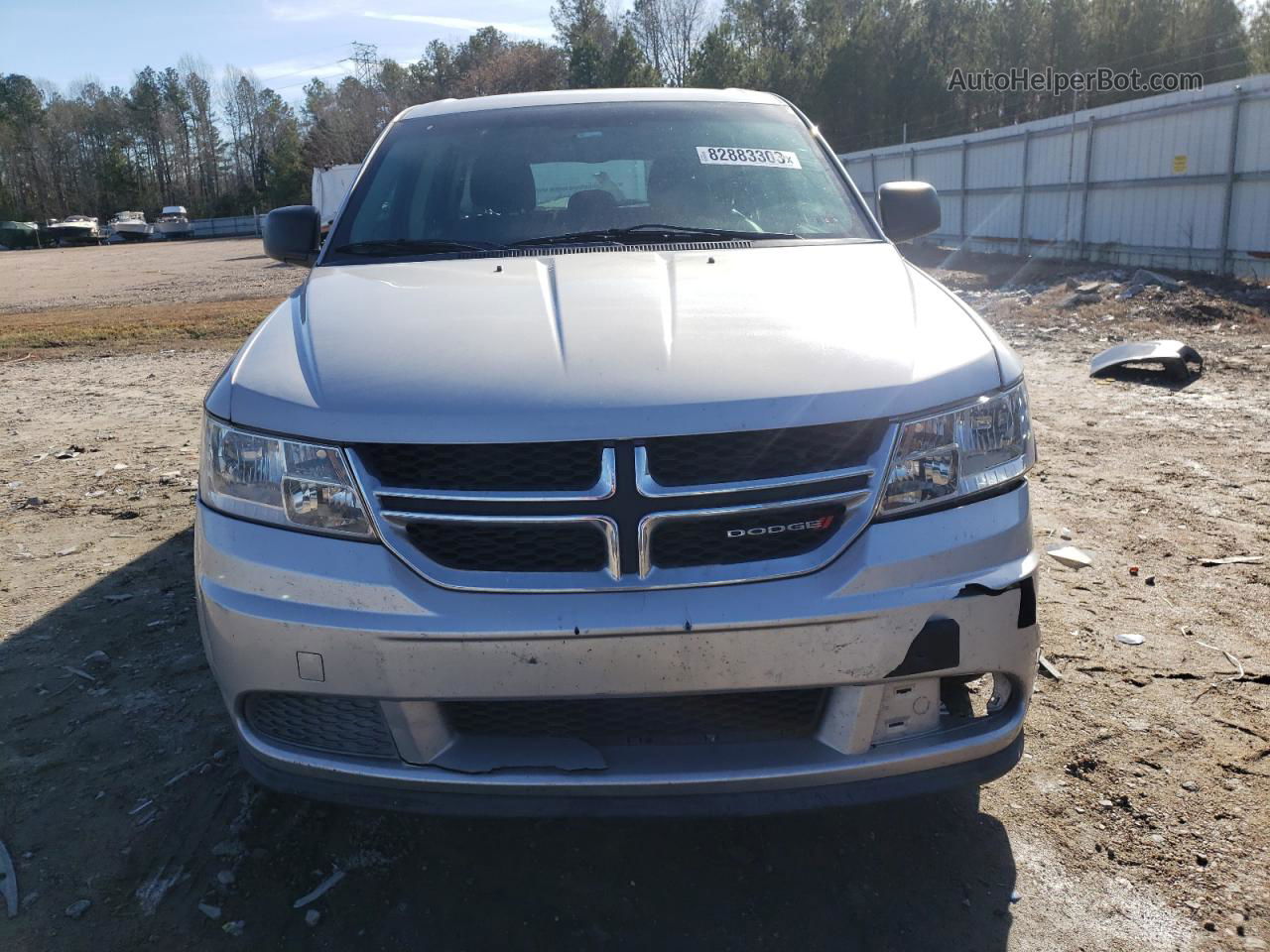 2014 Dodge Journey Se Silver vin: 3C4PDCAB5ET102439