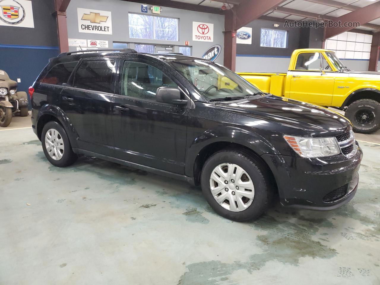 2014 Dodge Journey Se Black vin: 3C4PDCAB5ET132511