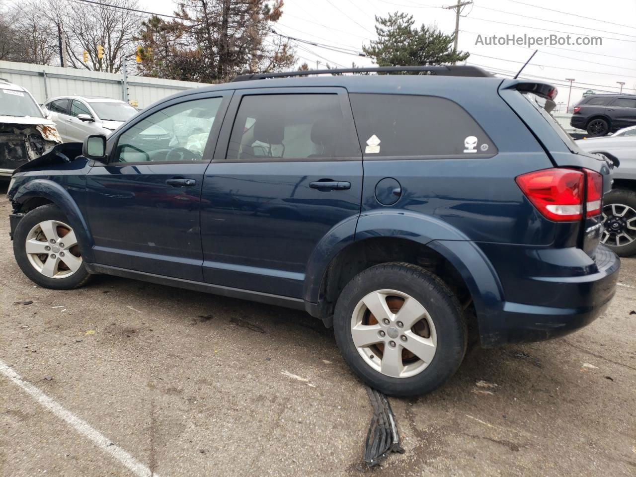 2014 Dodge Journey Se Синий vin: 3C4PDCAB5ET133125