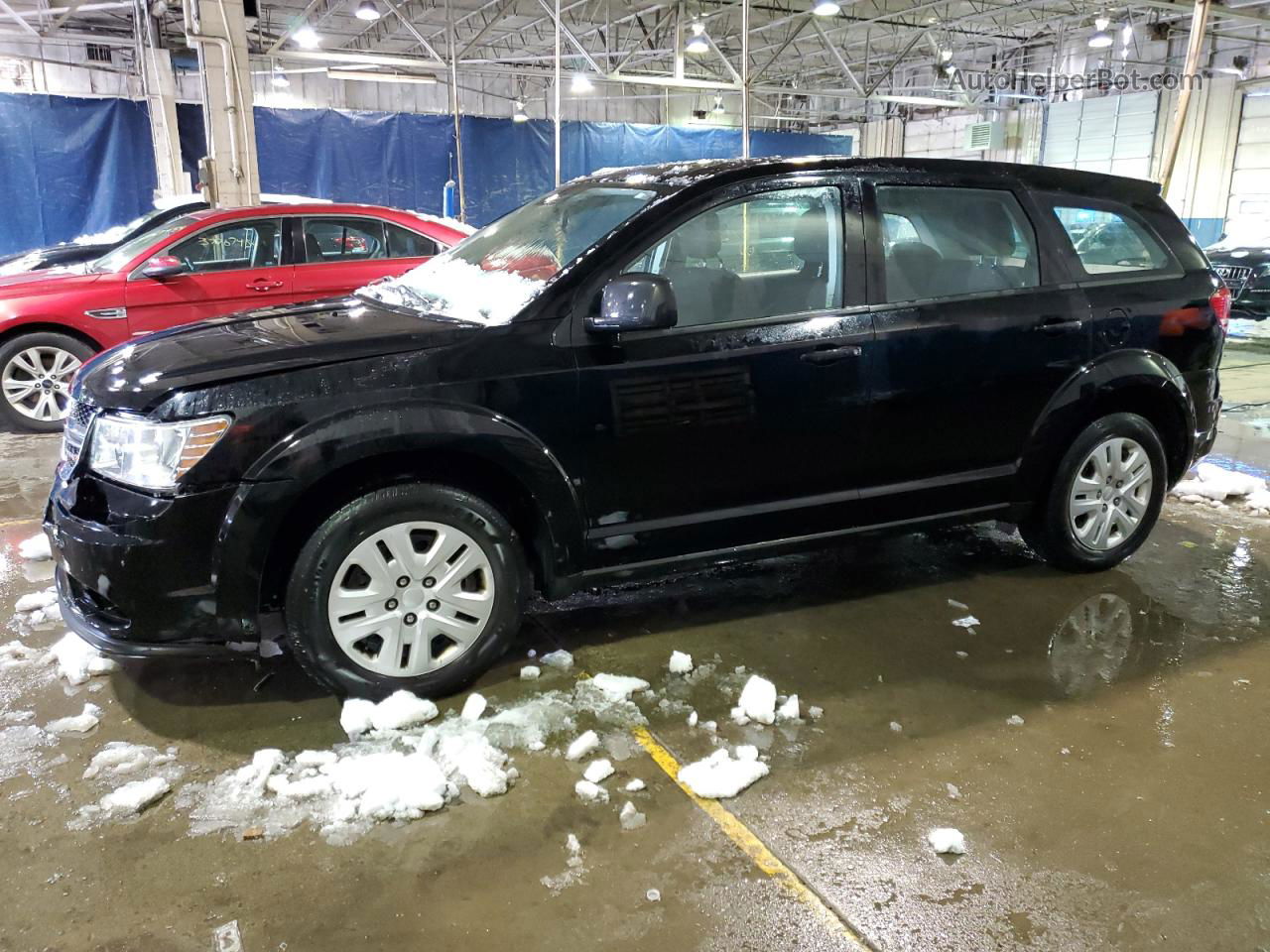 2014 Dodge Journey Se Black vin: 3C4PDCAB5ET171227