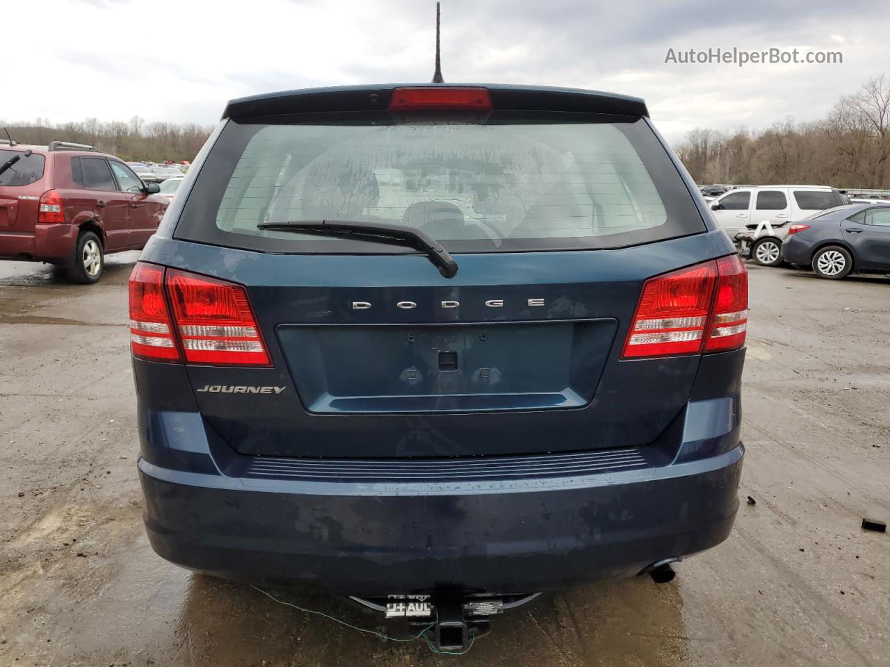 2014 Dodge Journey Se Синий vin: 3C4PDCAB5ET181577