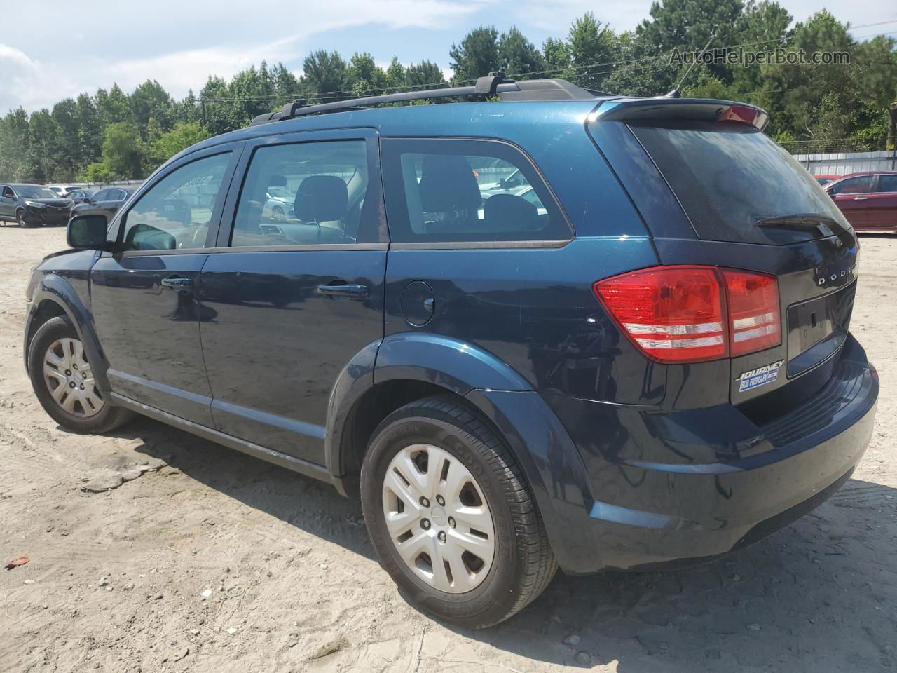 2014 Dodge Journey Se Blue vin: 3C4PDCAB5ET198959