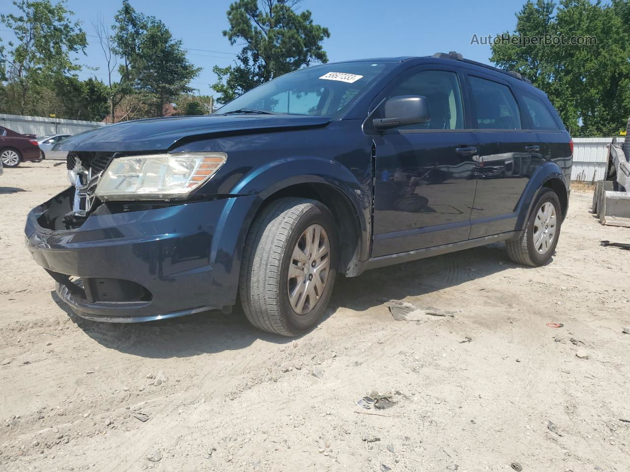 2014 Dodge Journey Se Blue vin: 3C4PDCAB5ET198959