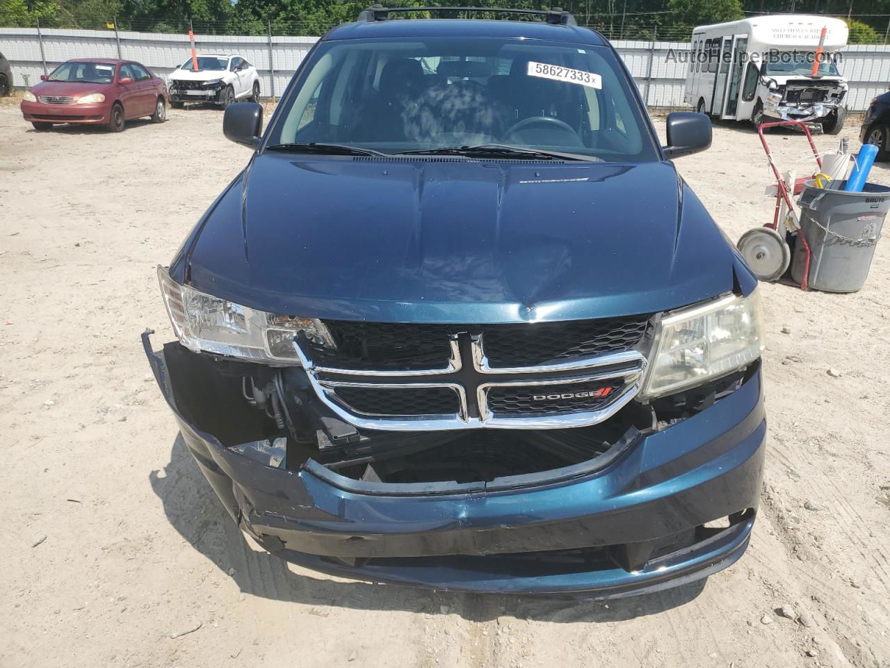 2014 Dodge Journey Se Blue vin: 3C4PDCAB5ET198959