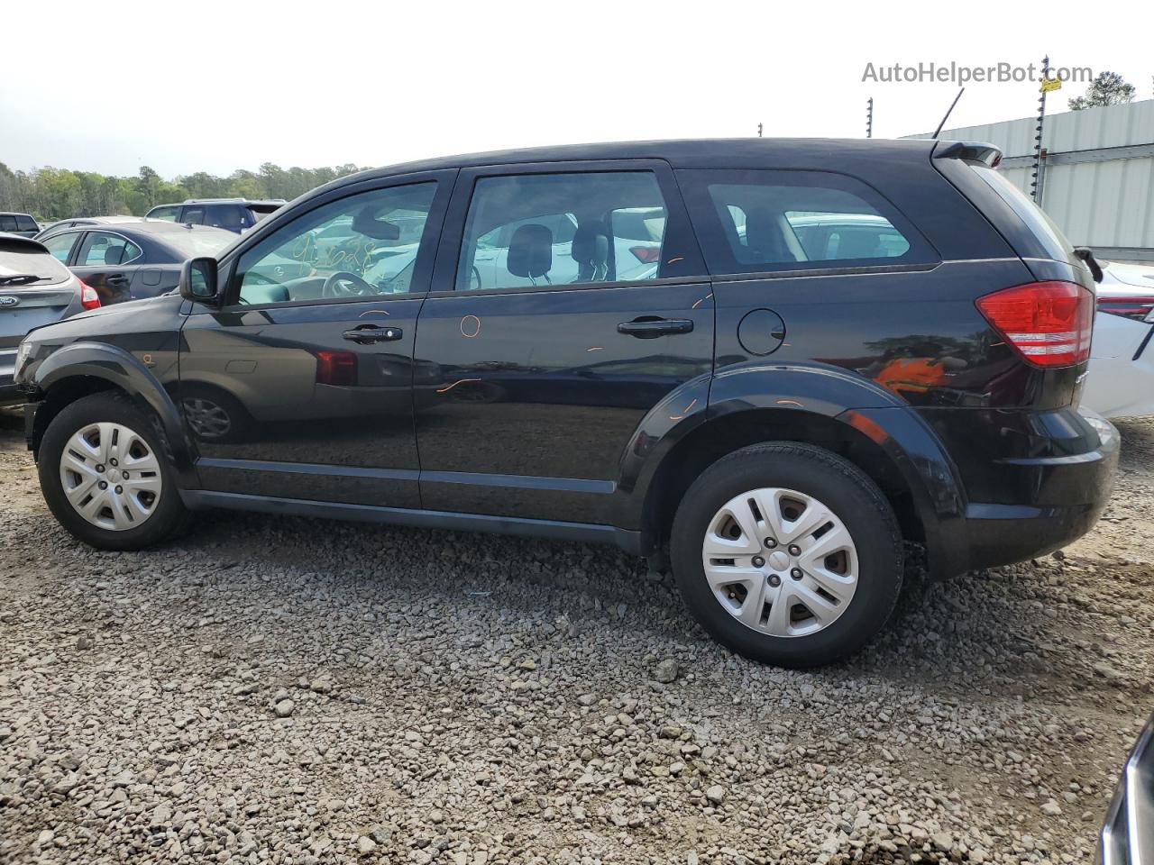 2014 Dodge Journey Se Black vin: 3C4PDCAB5ET247318