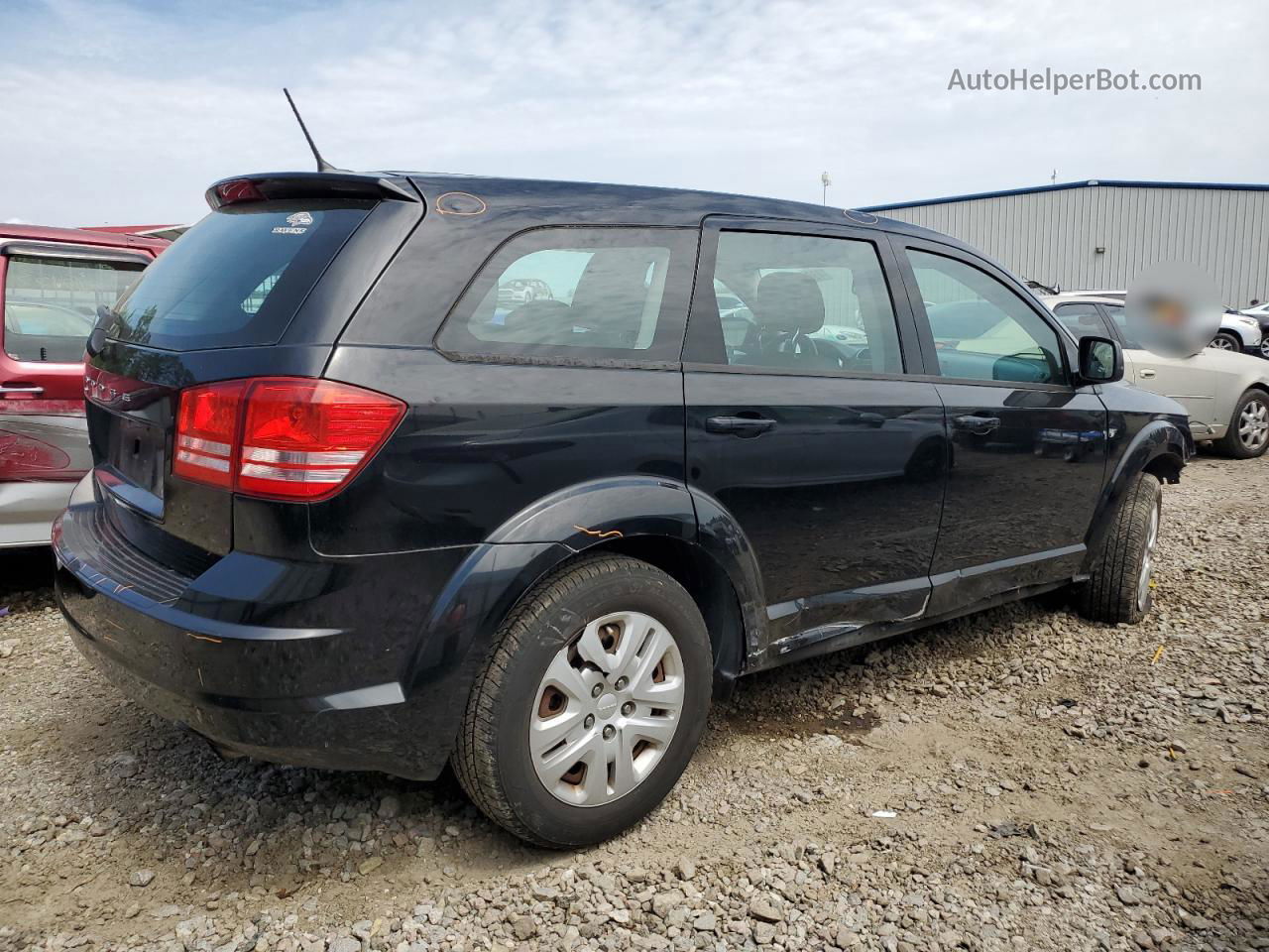 2014 Dodge Journey Se Черный vin: 3C4PDCAB5ET247318