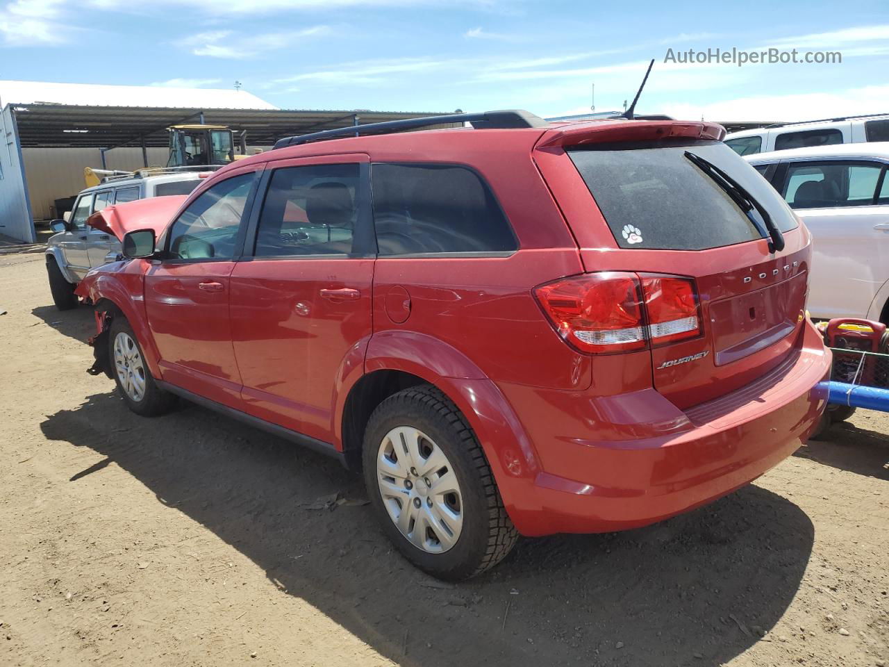 2015 Dodge Journey Se Красный vin: 3C4PDCAB5FT726663