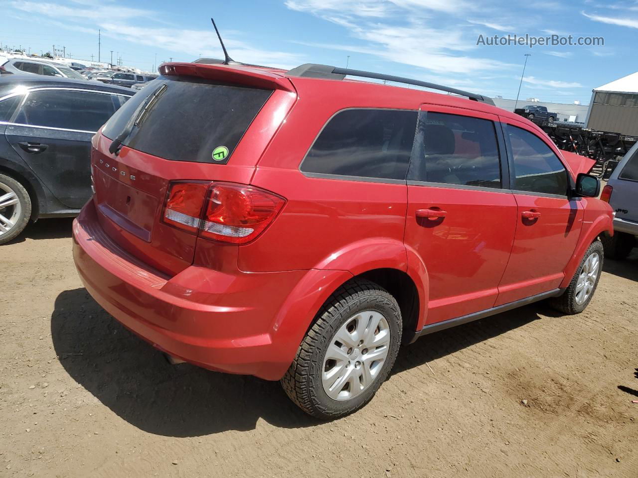 2015 Dodge Journey Se Red vin: 3C4PDCAB5FT726663