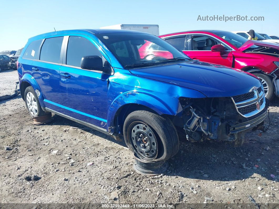 2015 Dodge Journey Se Blue vin: 3C4PDCAB5FT752387