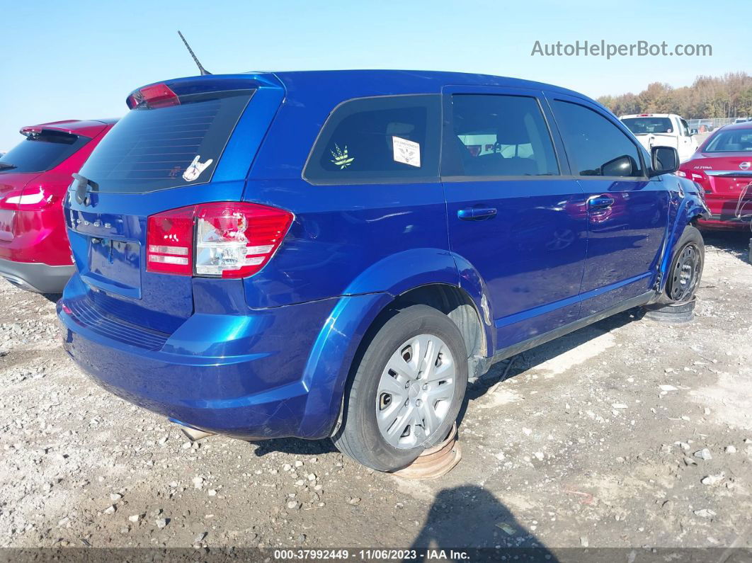 2015 Dodge Journey Se Blue vin: 3C4PDCAB5FT752387